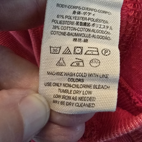 Free People We The Free Womens Nikaka Thermal Knit Top Zip Shoulder Size XS Red - Picture 15 of 15